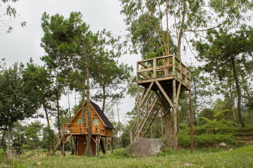 Papandayan Camping Ground Hotel Cileuleuy ภายนอก รูปภาพ